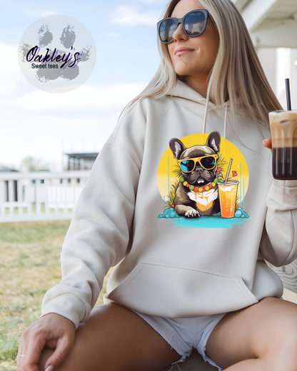 Beach Frenchie | hoodie