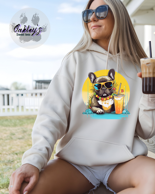 Beach Frenchie | hoodie