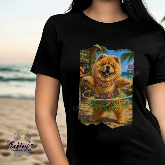 Hula hoopin' Chow chow | Tee