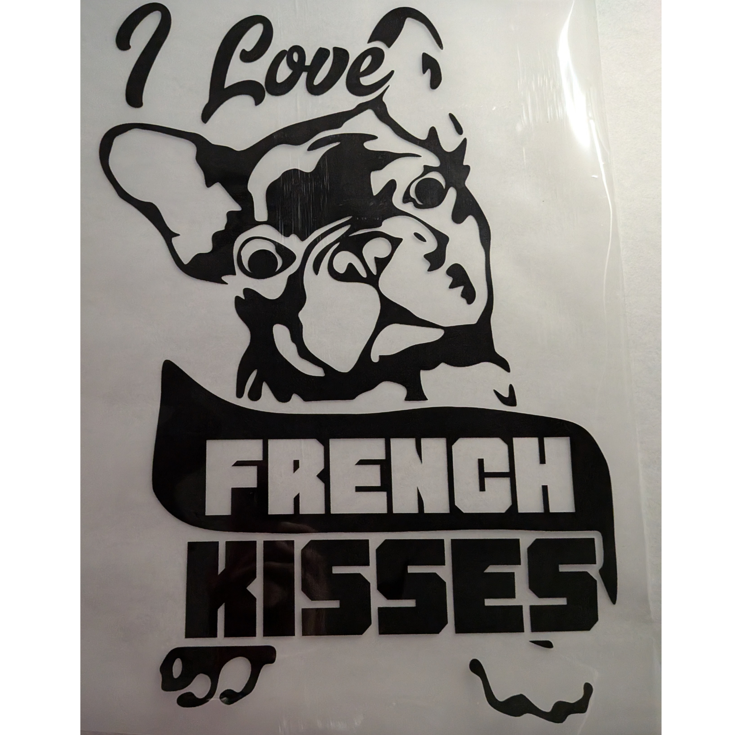 I like French kisses : Ready made print T-shirt