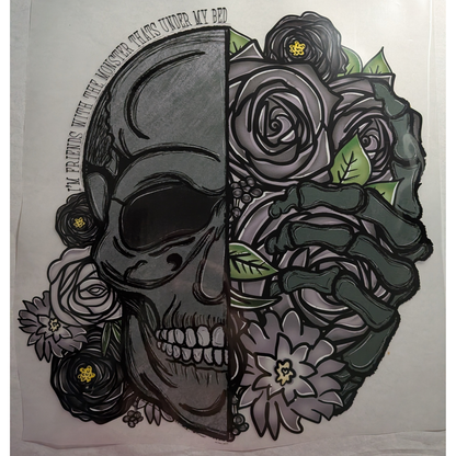 I'm friends with the monsters : Ready made print T-shirt