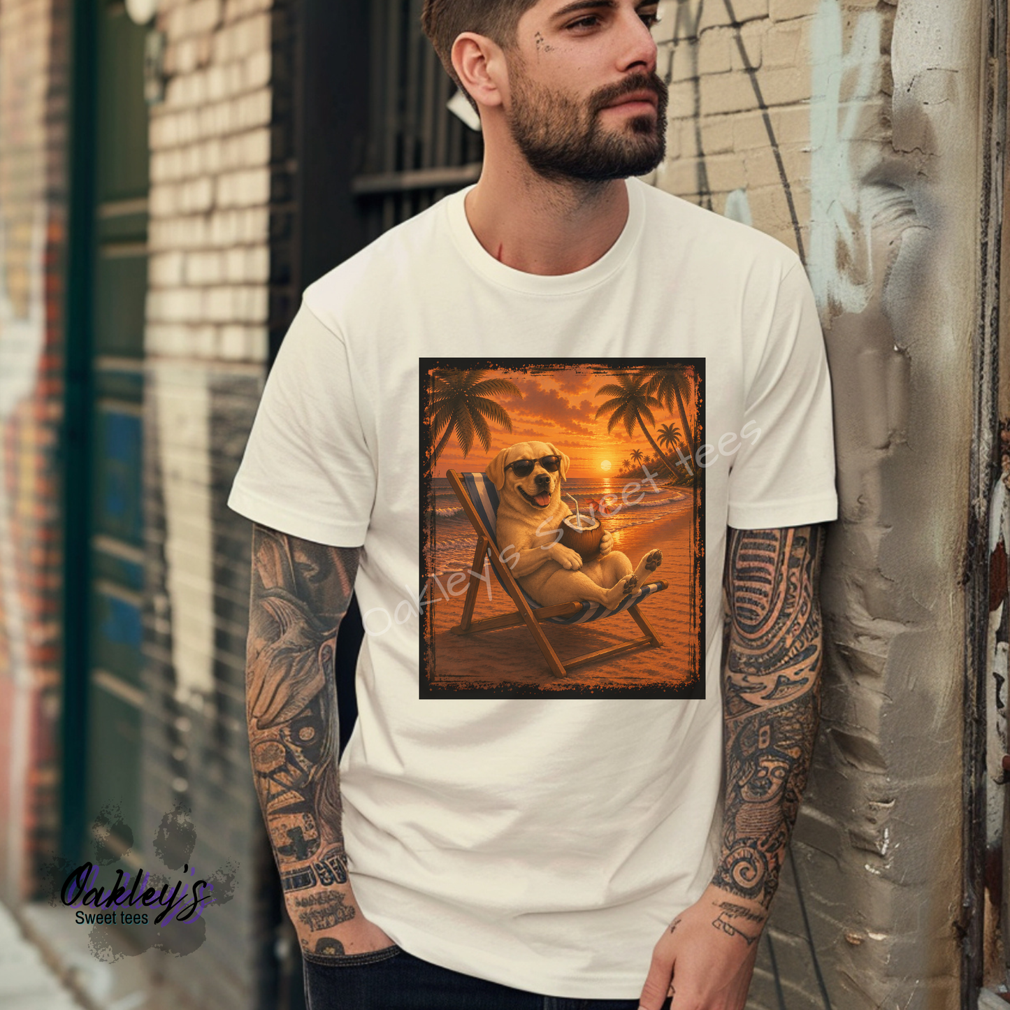 Labrador Retriever - Sunset doggos  | Tee