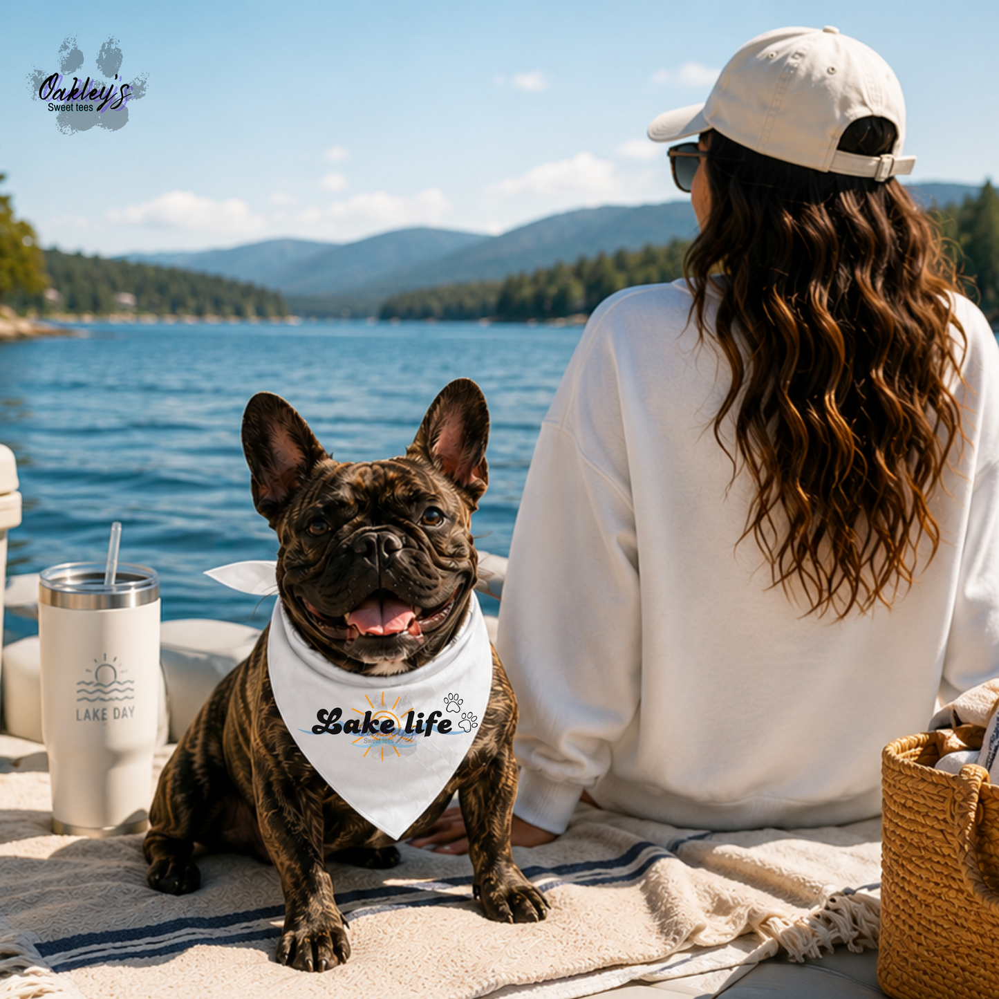Lake Life bandana | Summer pup collection
