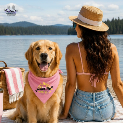 Lake Life sun bandana | Summer pup collection