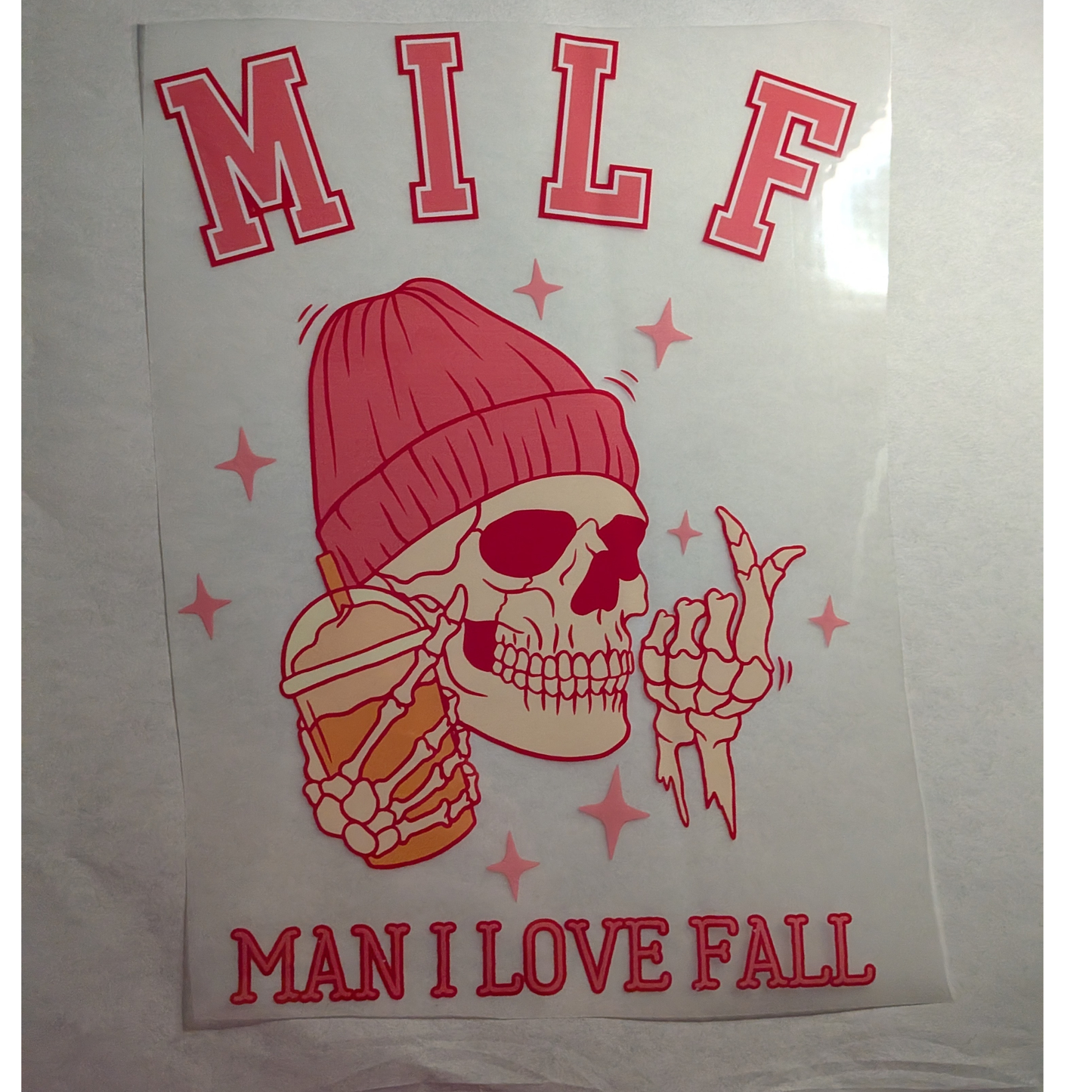 MILF Man I love fall : Ready made print T-shirt