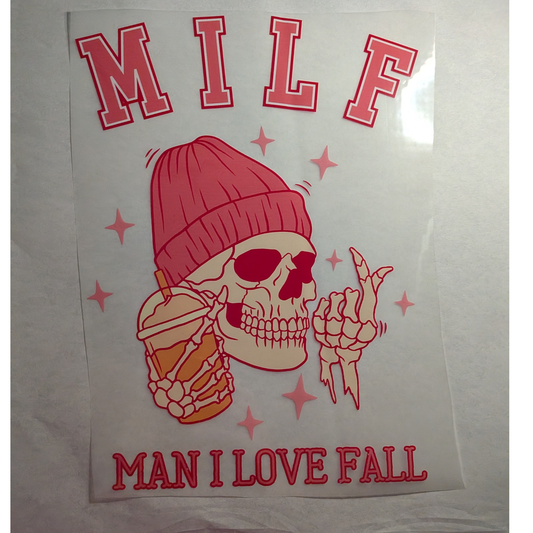 MILF Man I love fall : Ready made print T-shirt