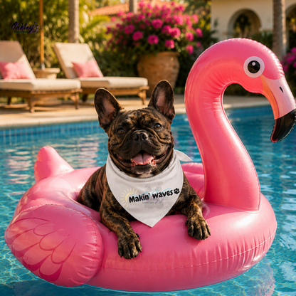 Makin' waves (sunrise) bandana | Summer pup collection