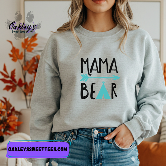 Boho Mama bear | Crew neck Sweatshirt