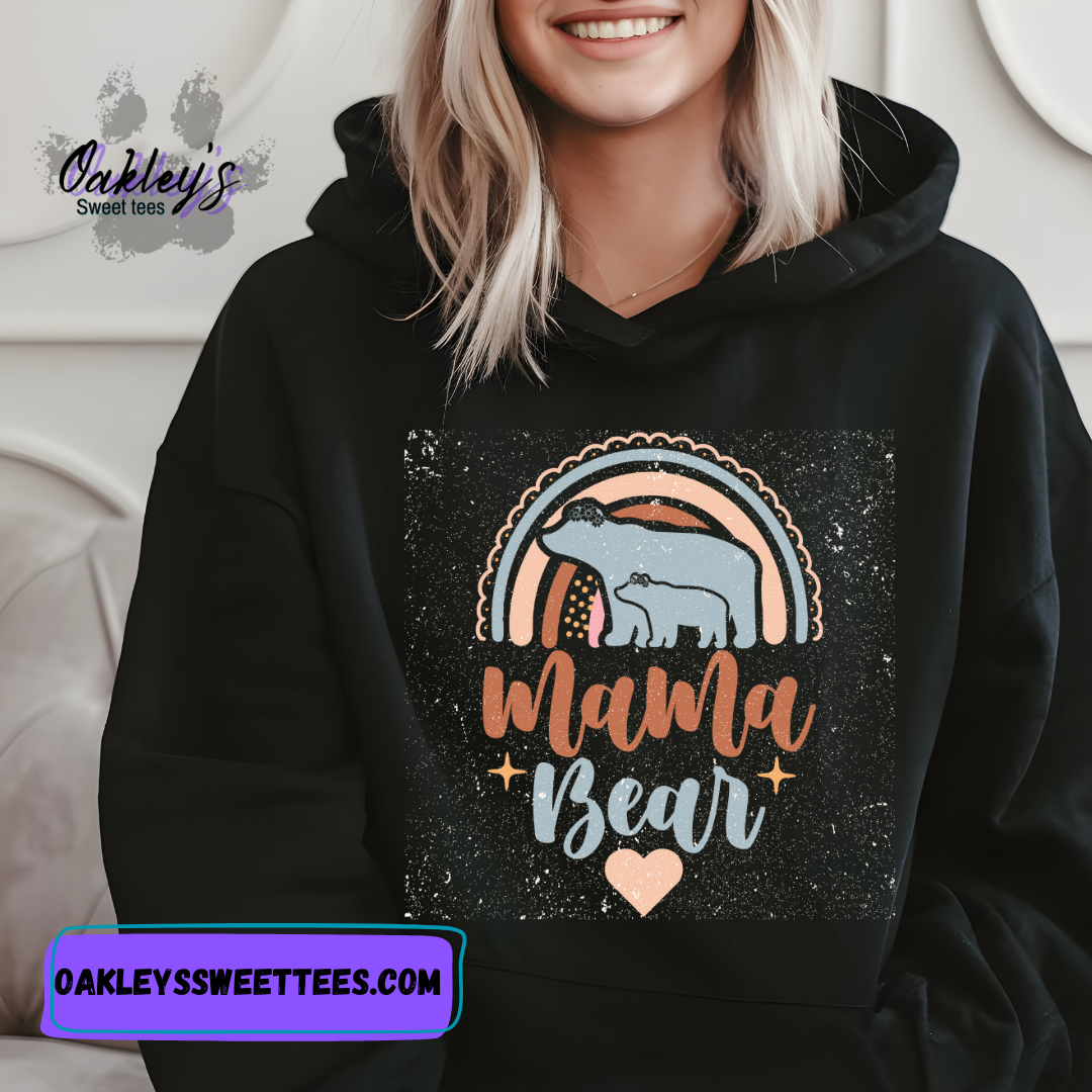 Mama Bear rainbow | hoodie
