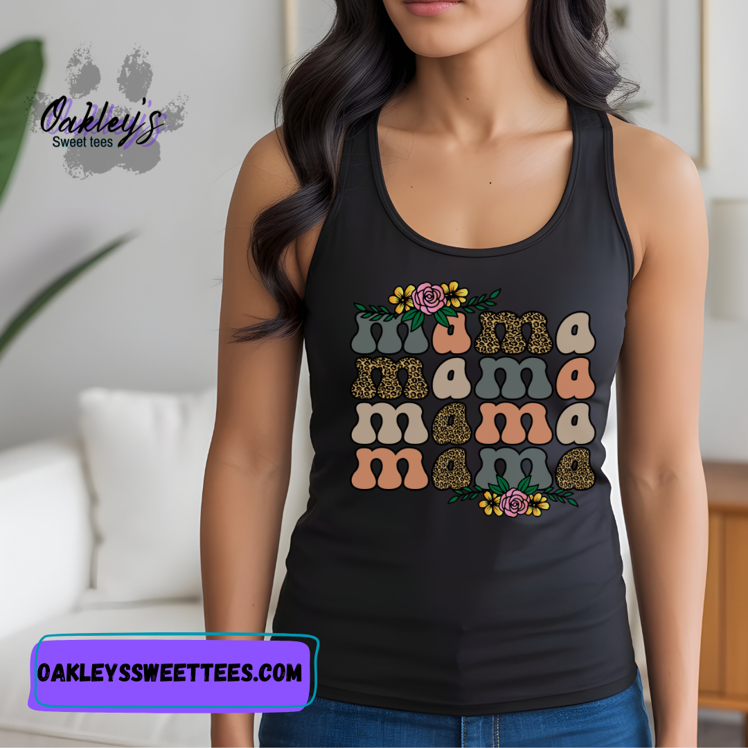 Mama bear retro | Tank