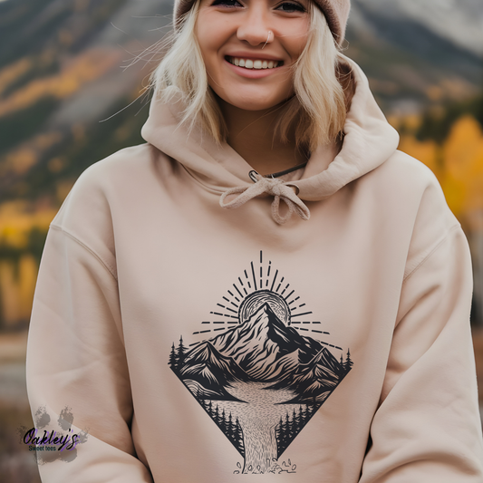 Mountain falls | hoodie