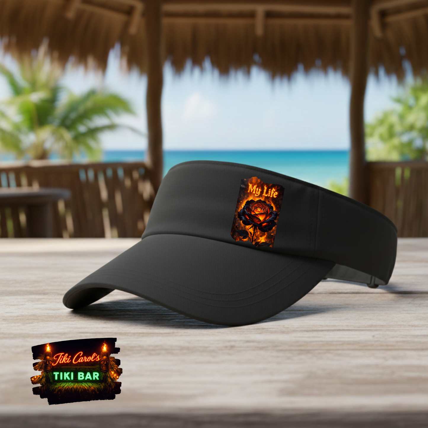 Tiki Carol's | Visor hat