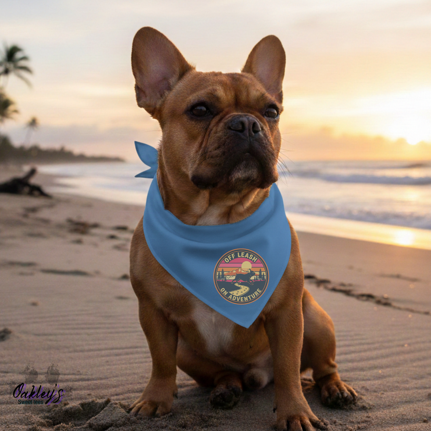 Off leash on adventure bandana