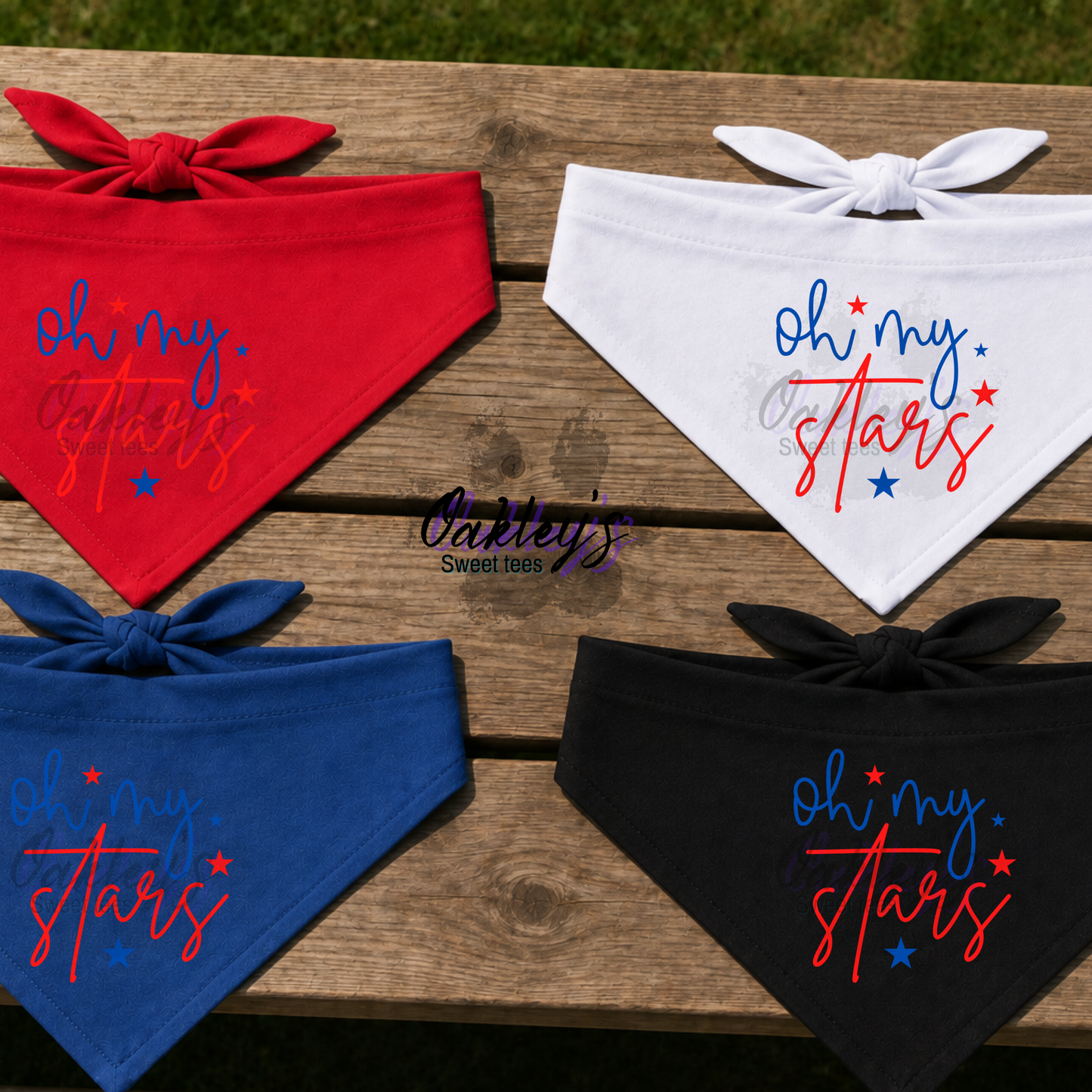 Oh my stars bandana | 4th of July