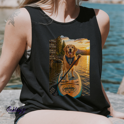 Paddle boarding Golden | Tank top