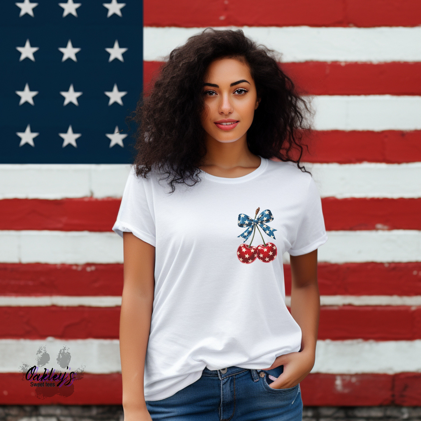 Patriotic cherry | Tee