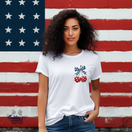 Patriotic cherry | Tee
