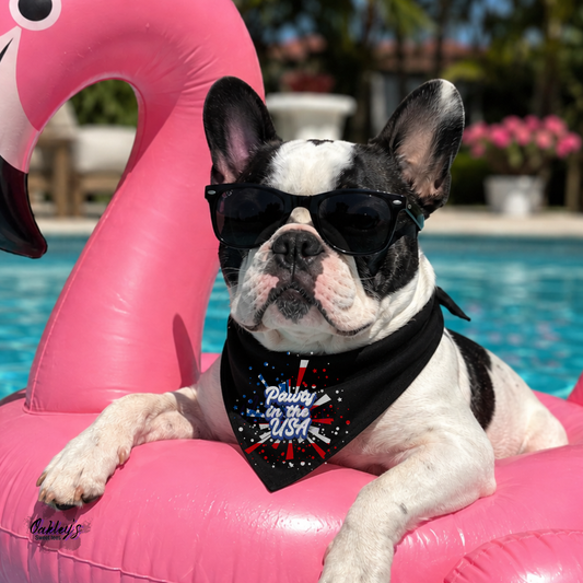 Pawty in the USA bandana | 4th of July