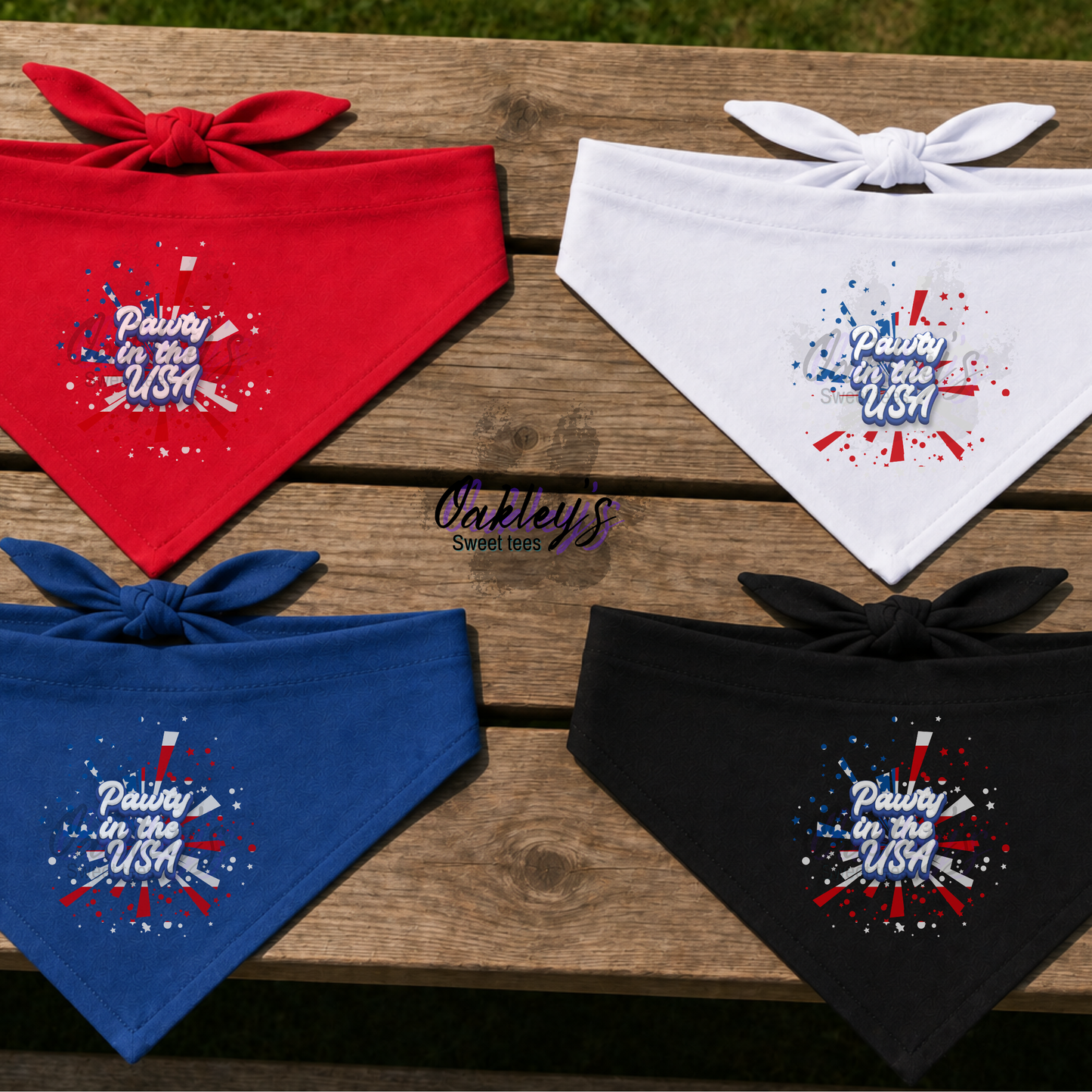 Pawty in the USA bandana | 4th of July