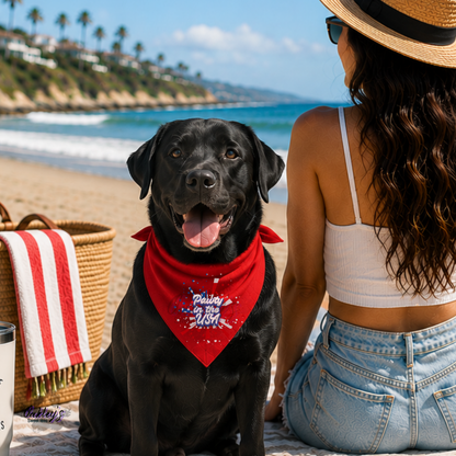 Pawty in the USA bandana | 4th of July