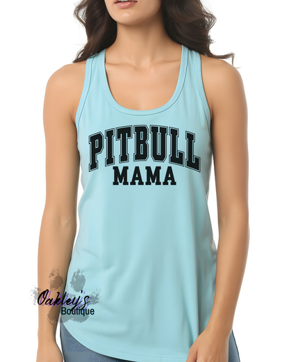 Pitbull Mama tank (Black design)
