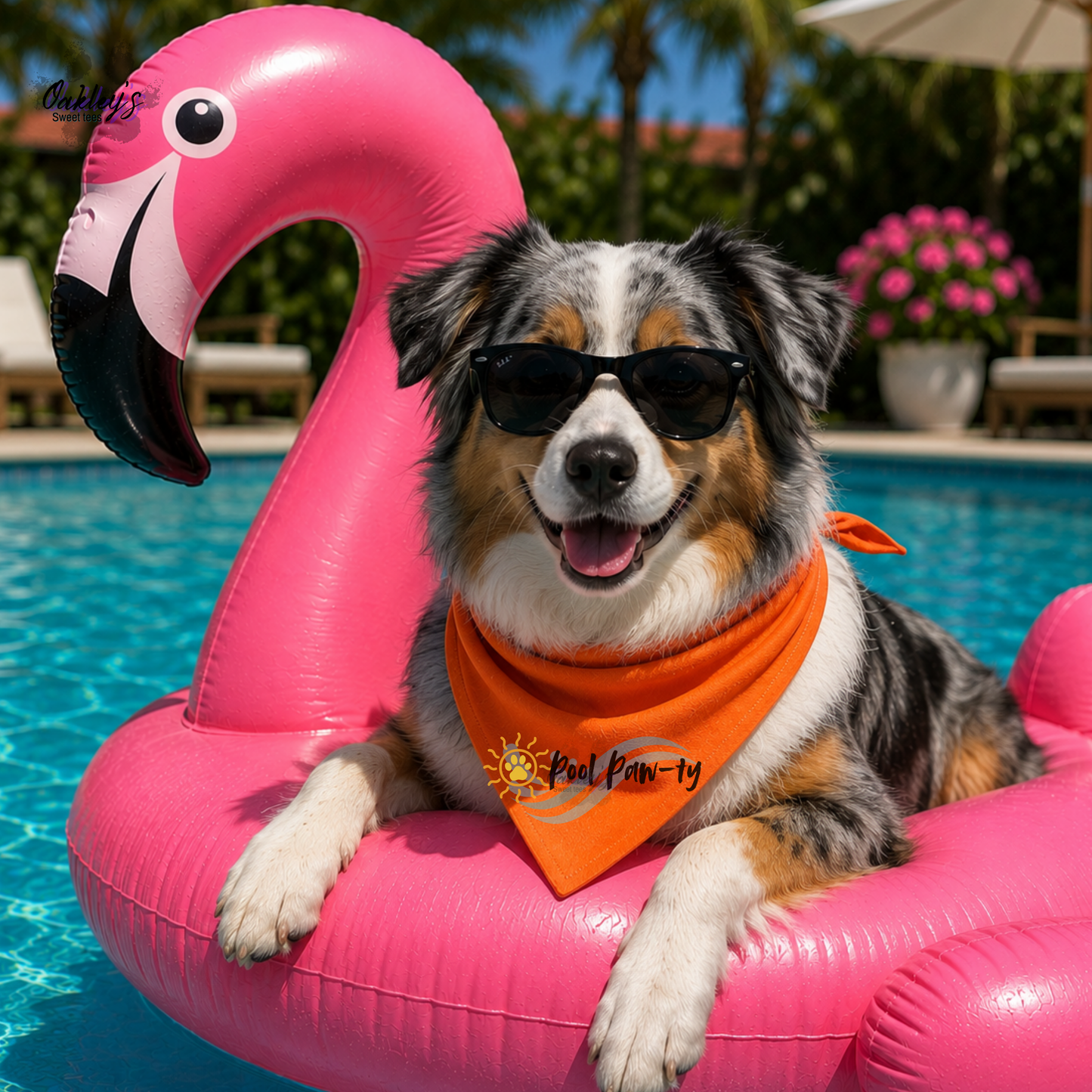 Pool Pawty bandana | Summer pup collection