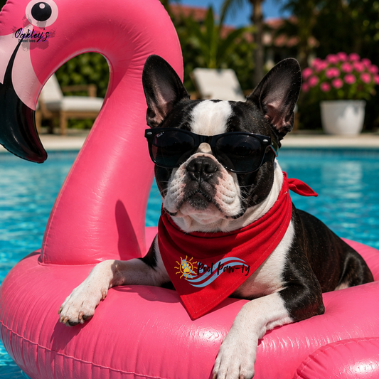 Pool Pawty bandana | Summer pup collection