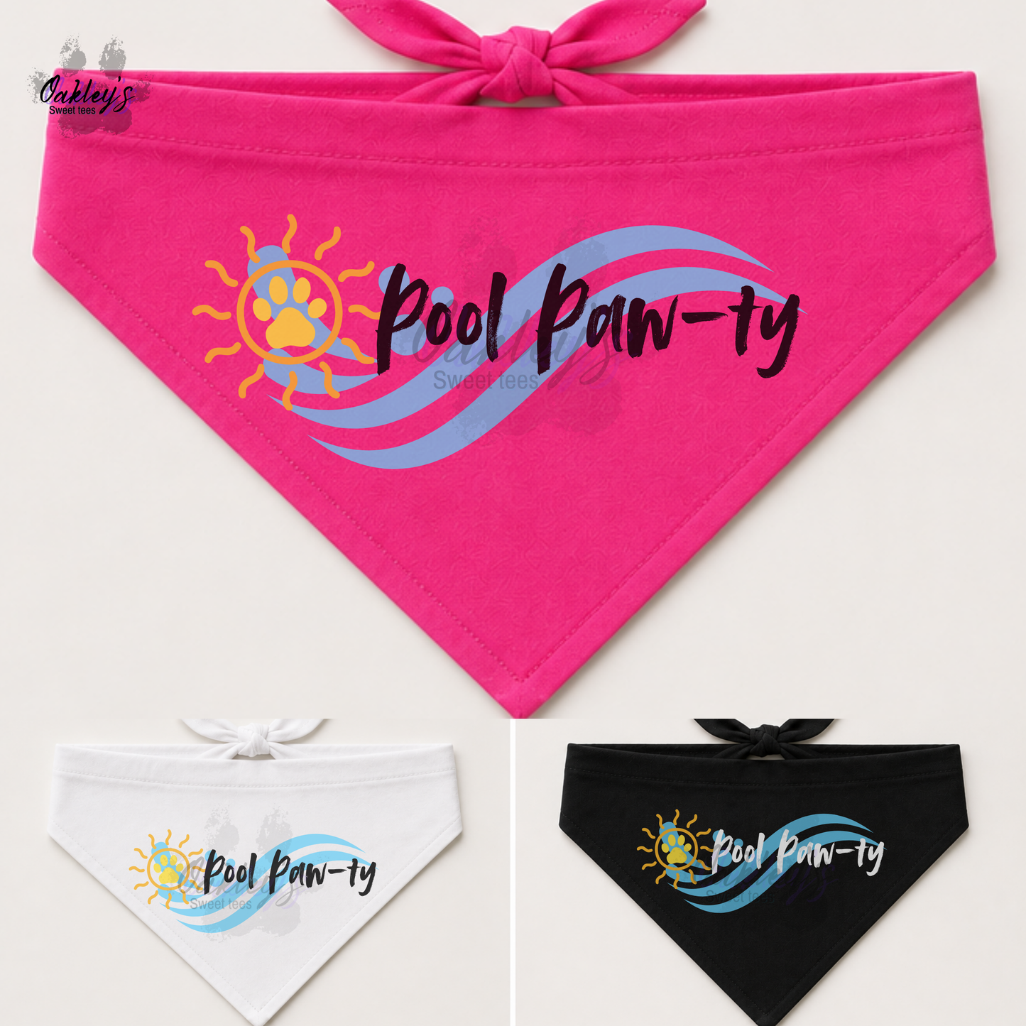 Pool Pawty bandana | Summer pup collection