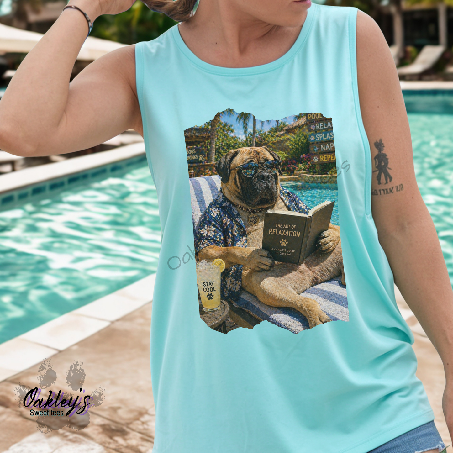 Poolside Mastiff | Tank top
