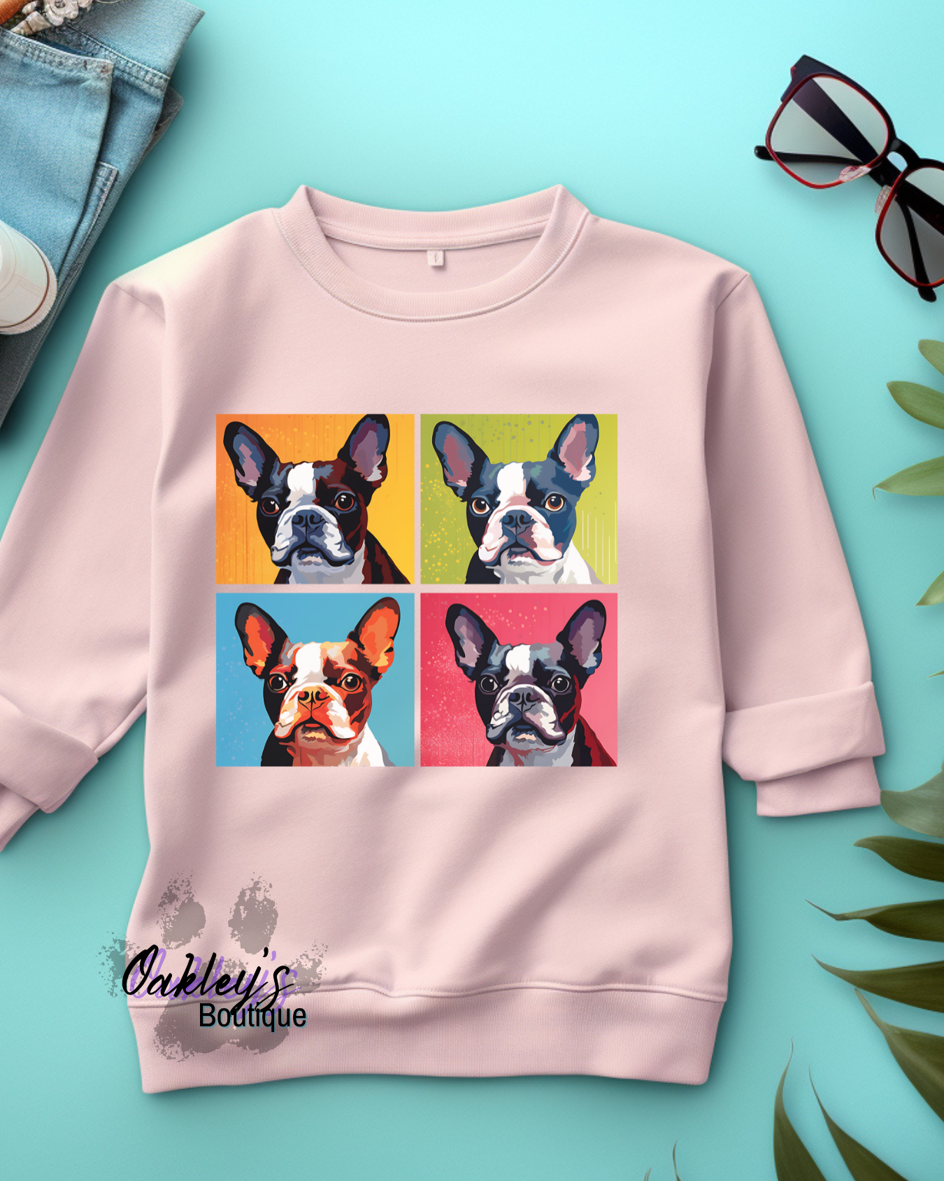 Retro Boston crew neck