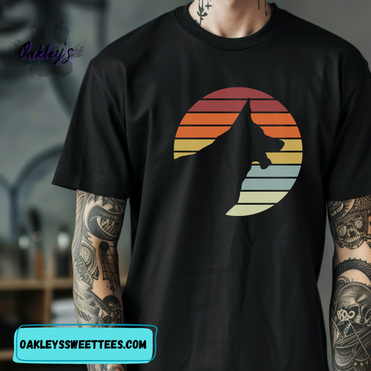Retro German Shepherd | Tee