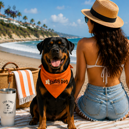 Salty Dog (flower) bandana | Summer pup collection