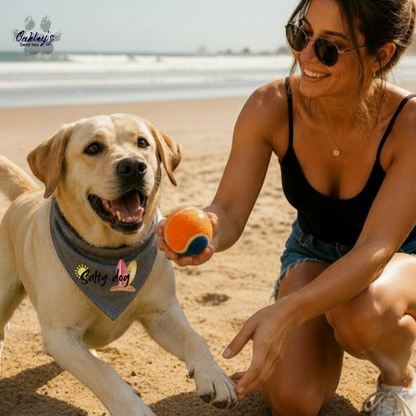 Salty Dog (surfboard) bandana | Summer pup collection