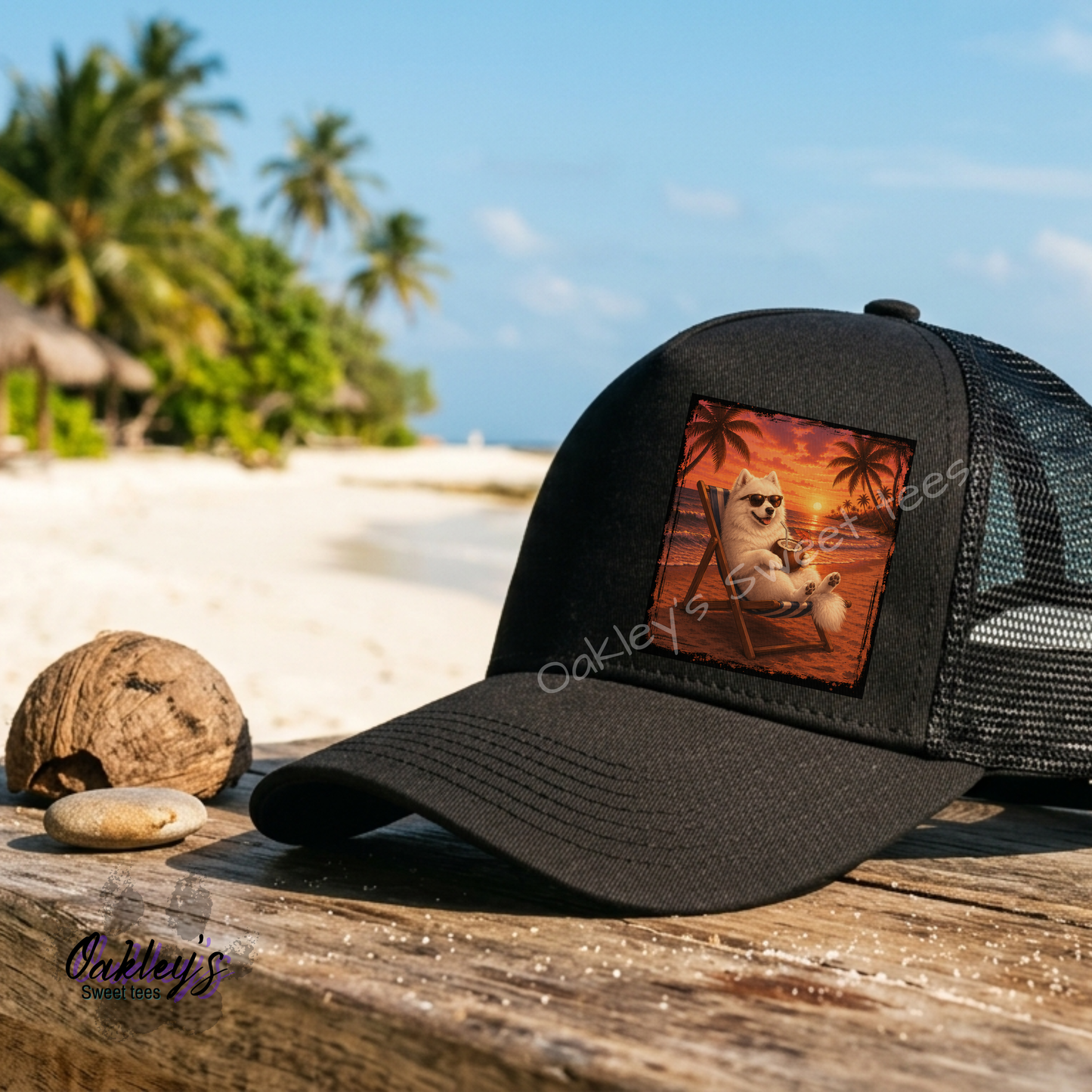 Summer Sunset doggos | Trucker hat