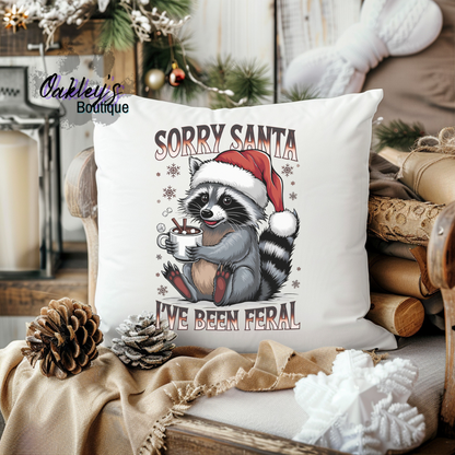 Holiday throw pillow cover (17.7x17.7)