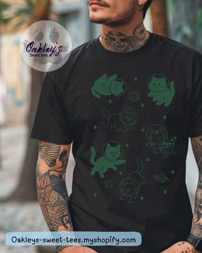 Space kitties tee