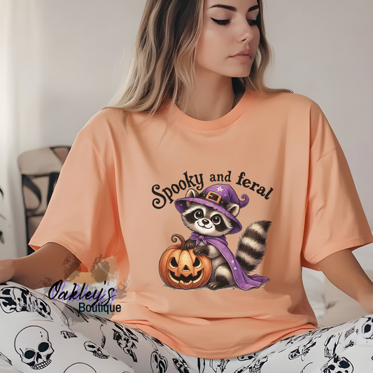 Spooky and feral t-shirt