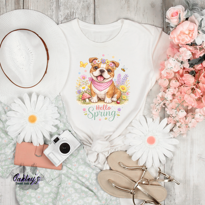 Spring English Bulldog | Tee