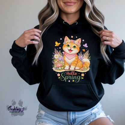 Spring Tabby cat | hoodie