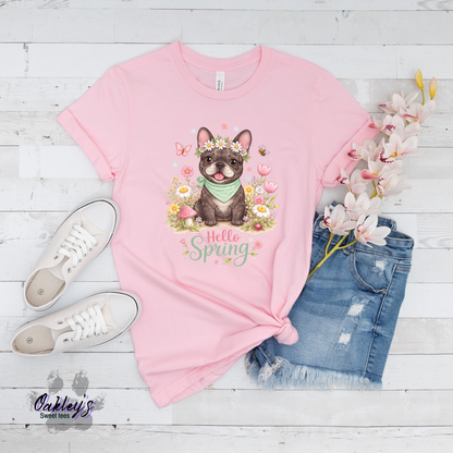 Spring Brindle Frenchie | Tee
