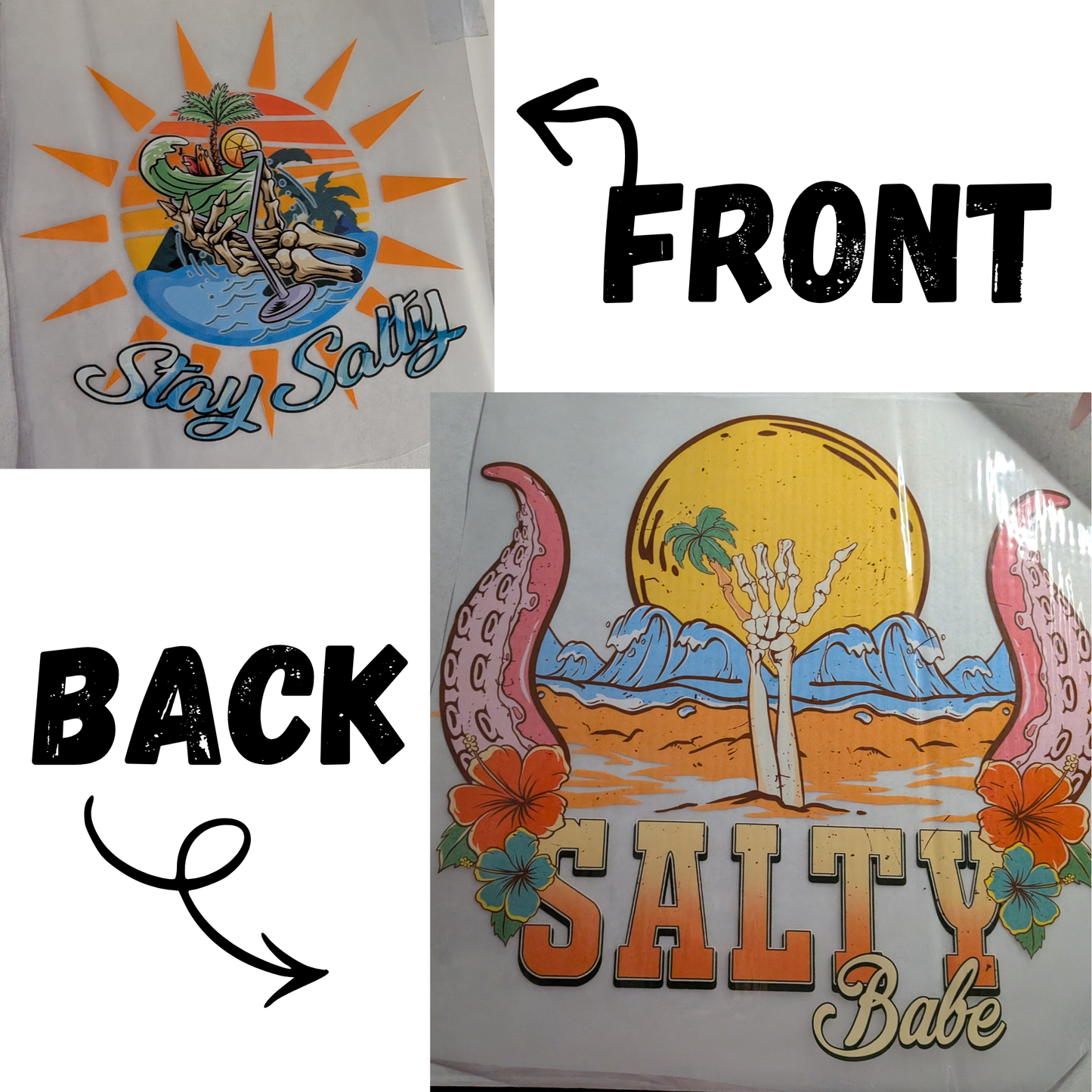 Stay salty : Ready made print T-shirt