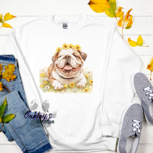 Sunflower Bulldog | Crew neck