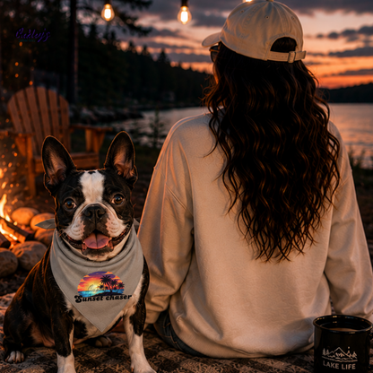 Sunset chaser bandana | Summer pup collection
