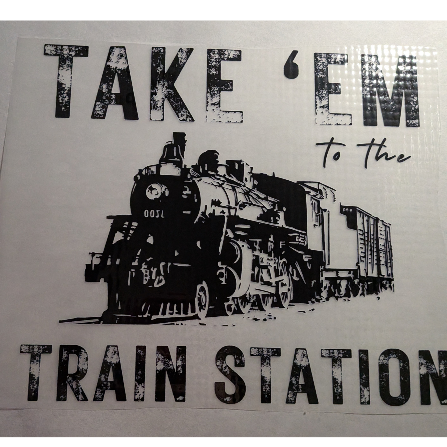 Train station : Ready made print T-shirt