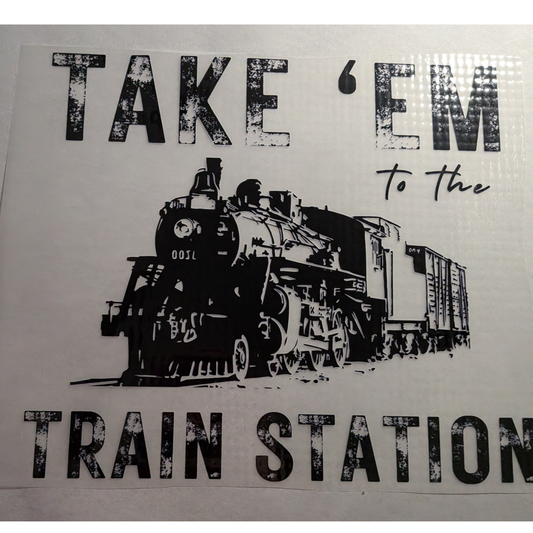 Train station : Ready made print T-shirt