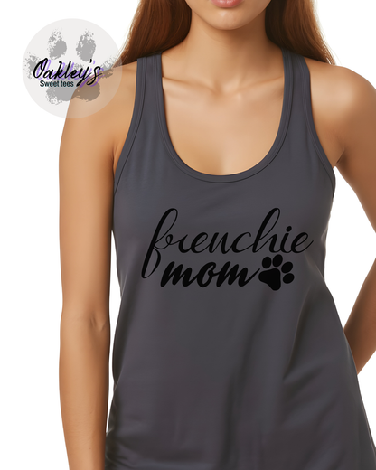 Frenchie Mom with pawprint  | Tank