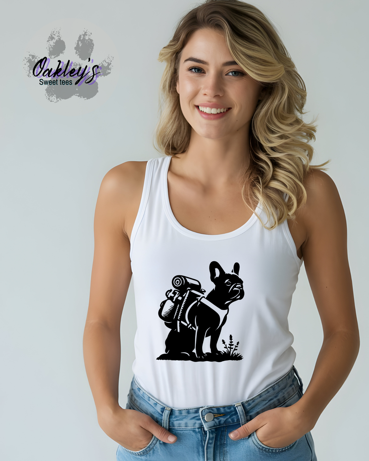 Hiking Frenchie | Tank