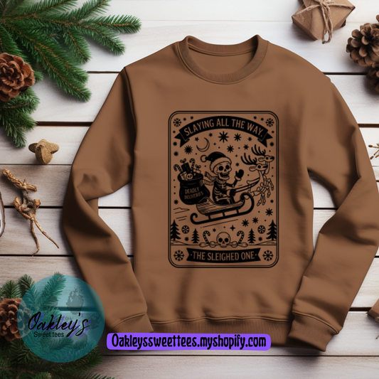The Sleighed One tarot card | Crew neck