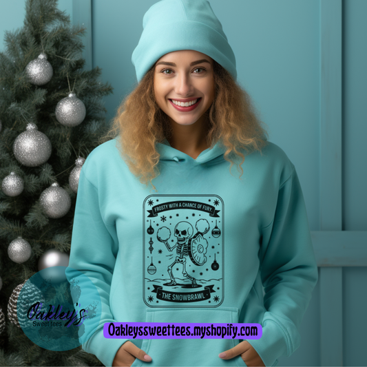 The Snowbrawled tarot card | hoodie