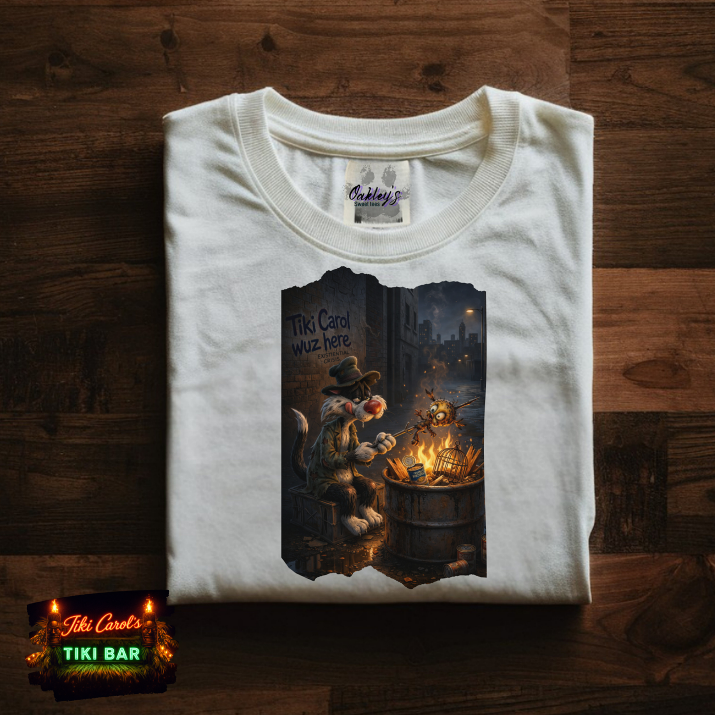 Tiki Carol wuz here | T-shirt